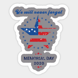 Memorial day 2020 Sticker